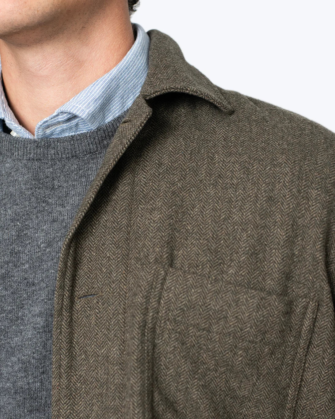 BLAZER DE ESPIGA VERDE KOIKE