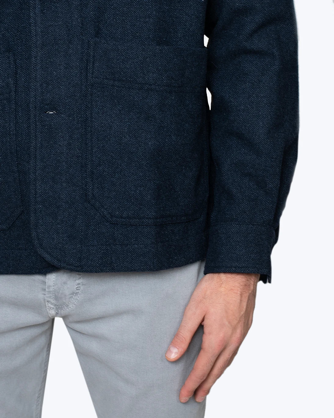 BLAZER DE ESPIGA AZUL KOIKE