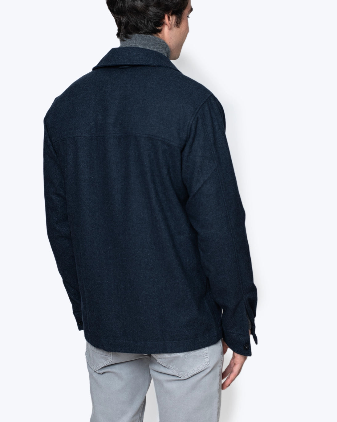 BLAZER DE ESPIGA AZUL KOIKE