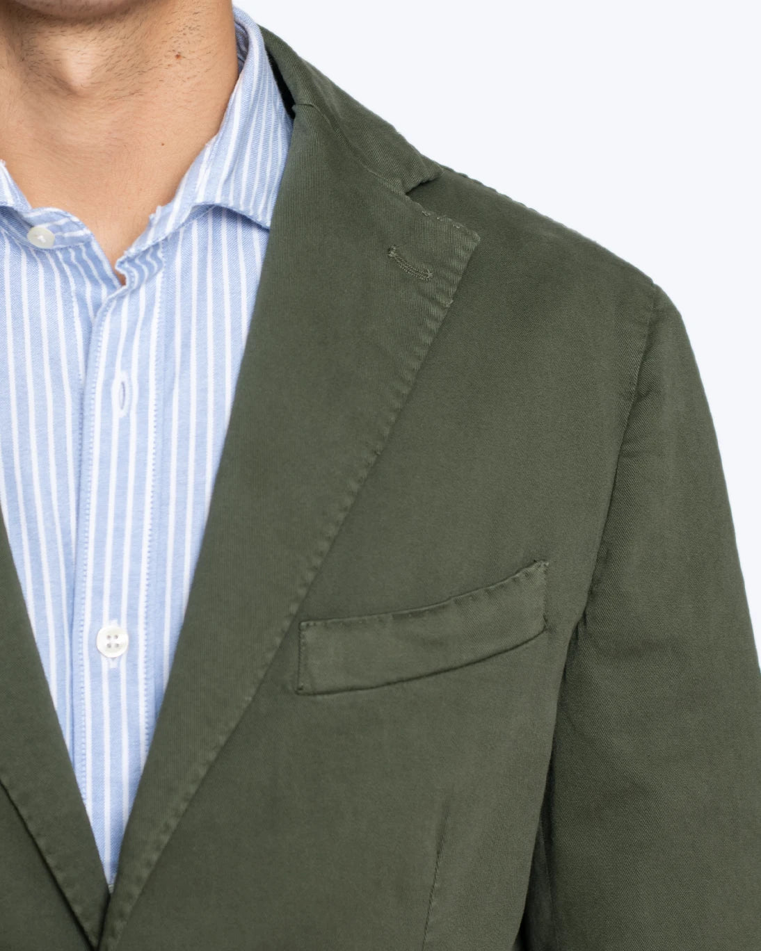 BLAZER VERDE OSCURO DE ALGODÓN JERRY KEY