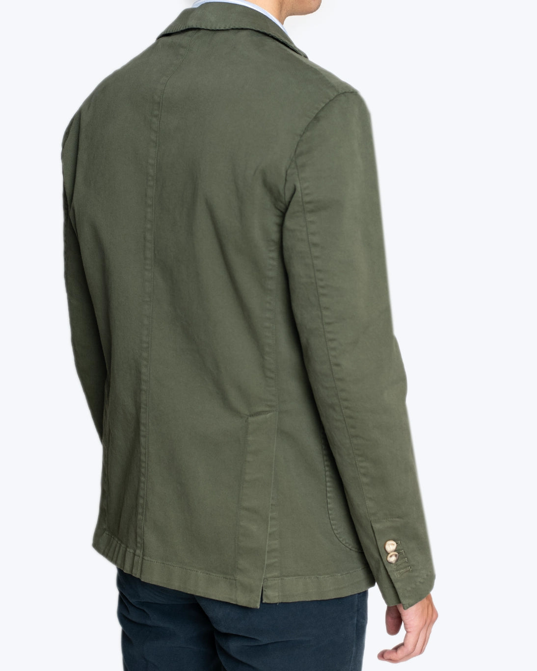 BLAZER VERDE OSCURO DE ALGODÓN JERRY KEY