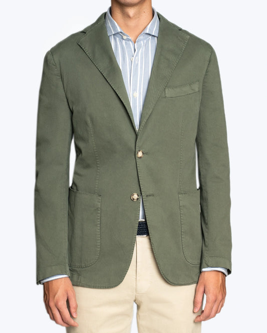 BLAZER VERDE DE ALGODÓN JERRY KEY