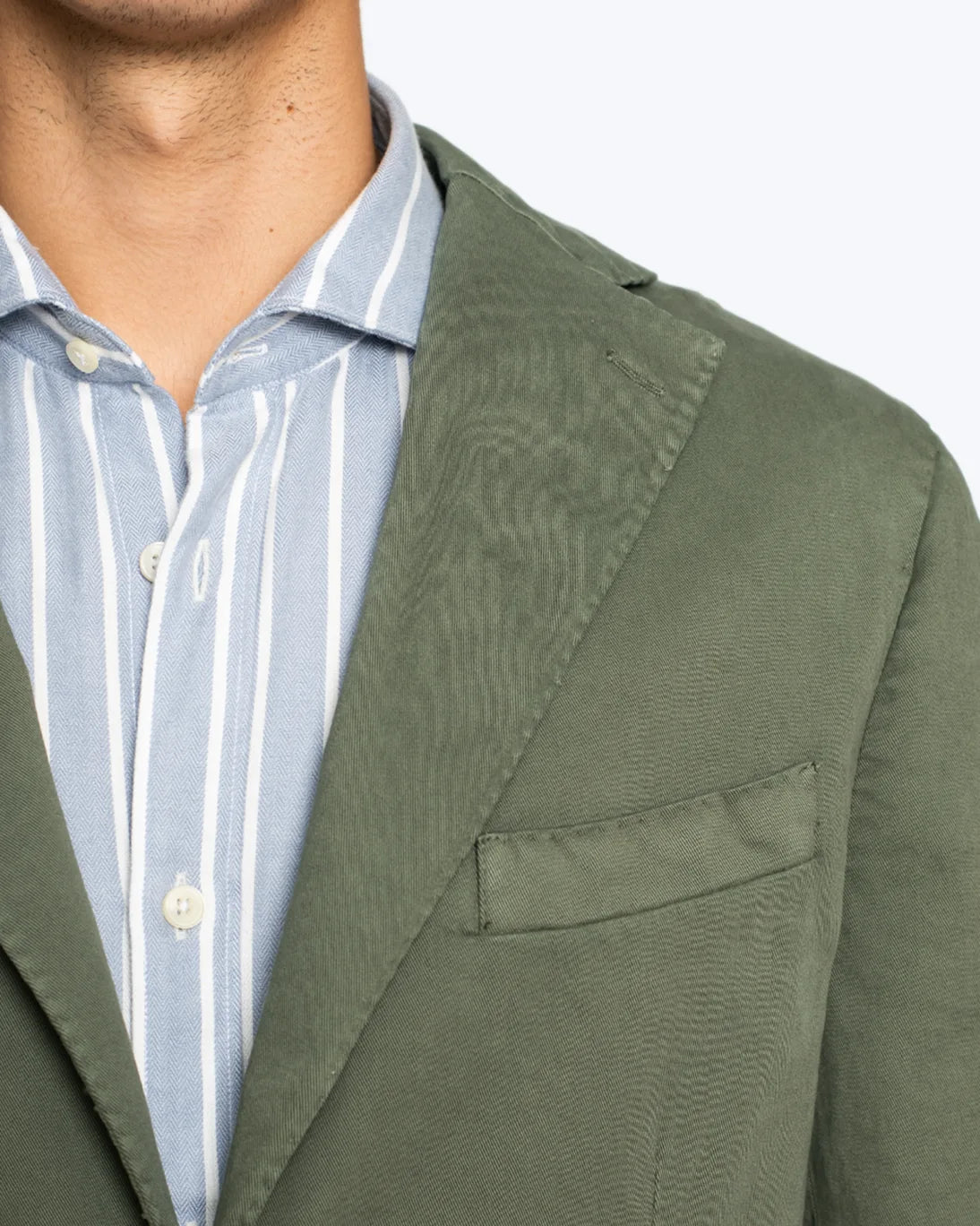 BLAZER VERDE DE ALGODÓN JERRY KEY