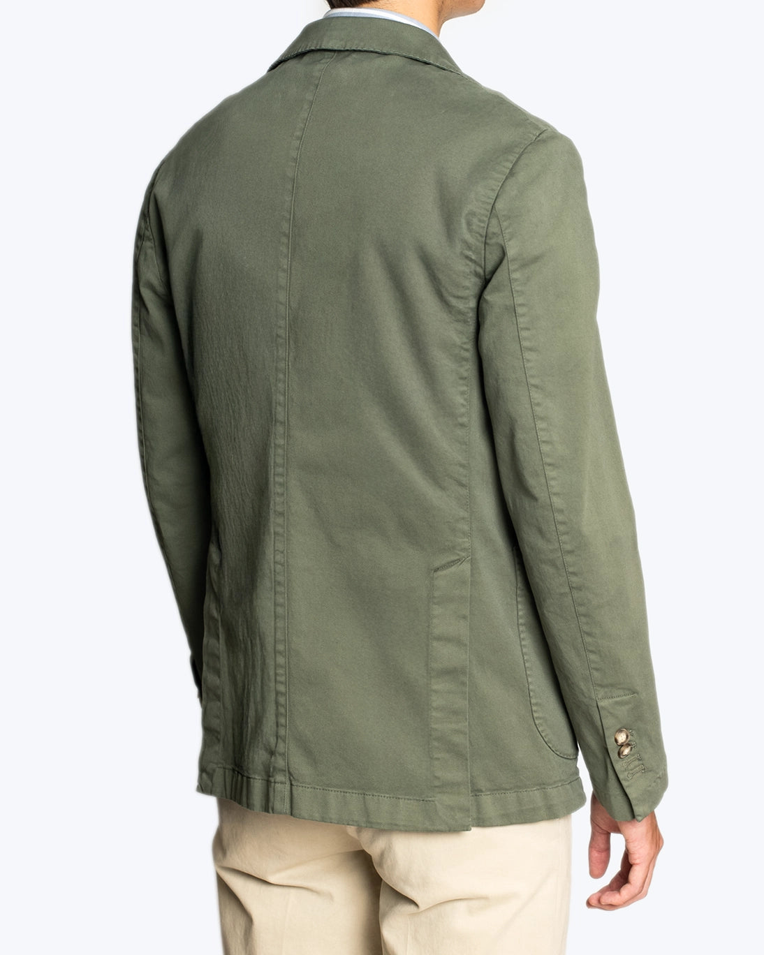 BLAZER VERDE DE ALGODÓN JERRY KEY