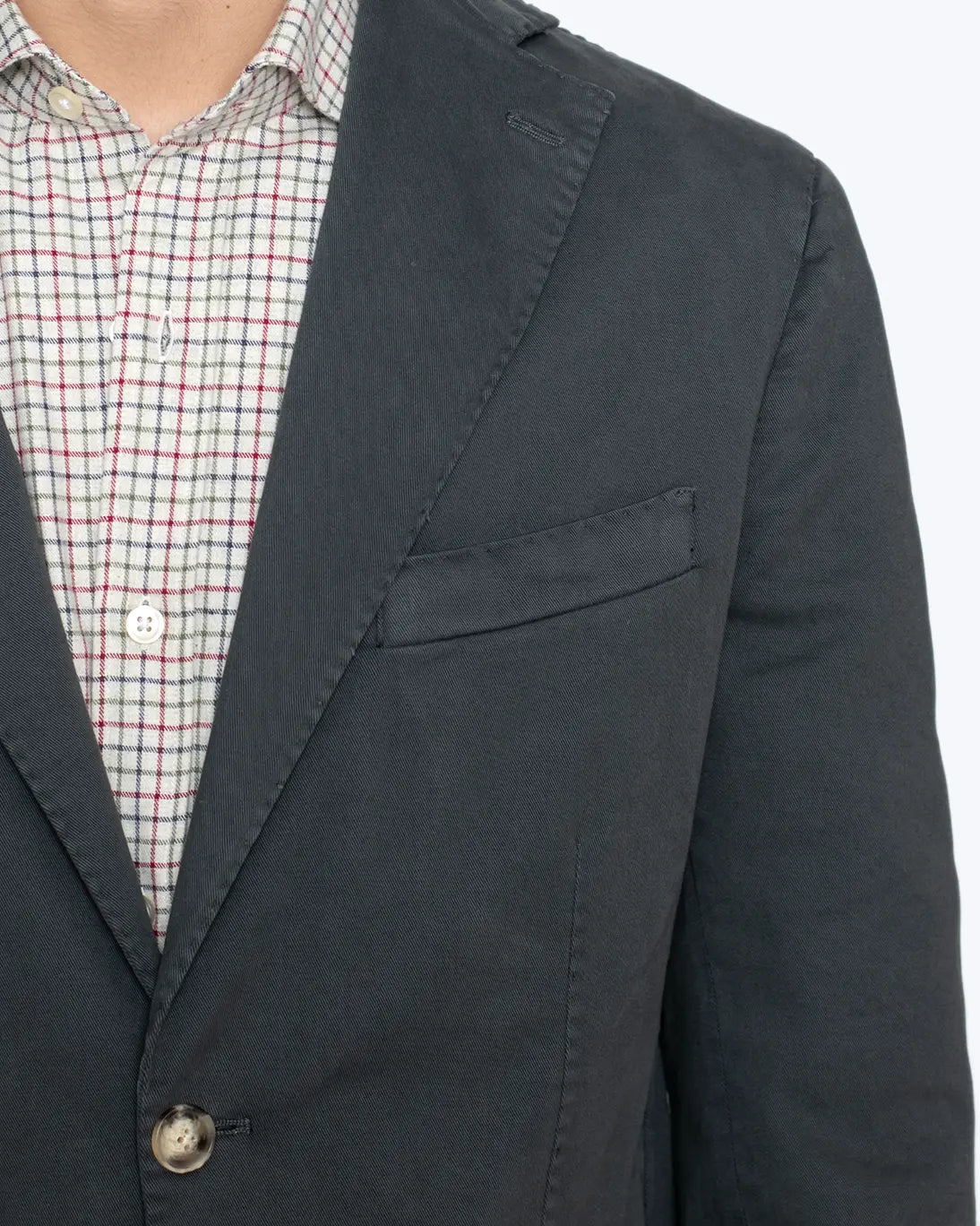 BLAZER GRIS OSCURO DE ALGODÓN JERRY KEY