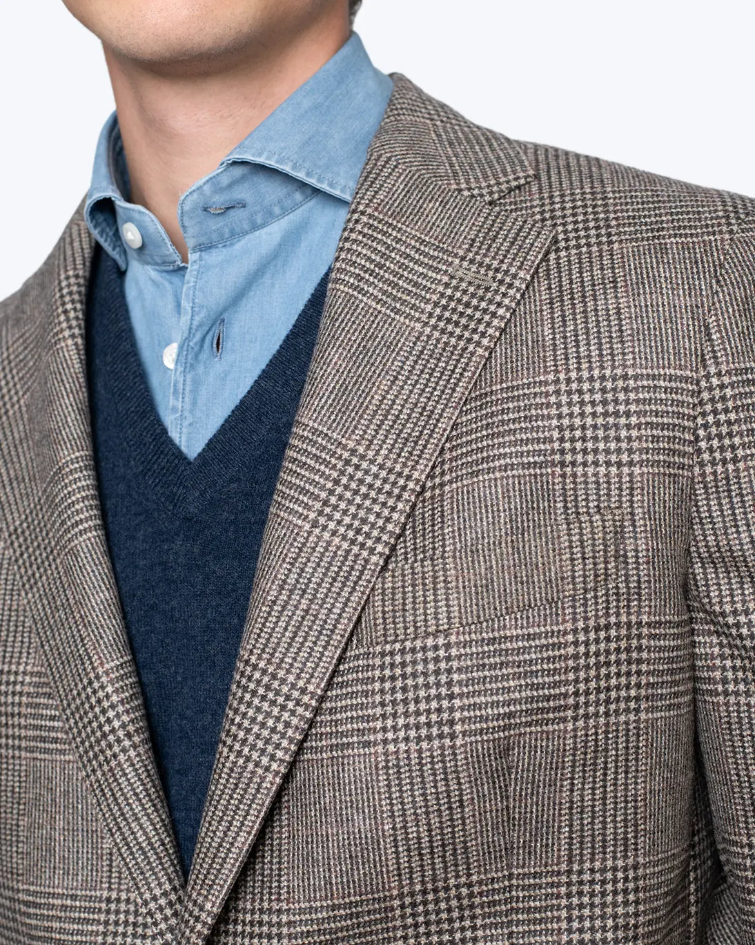 BLAZER PATA DE GALLO MARRÓN L.B.M 1911