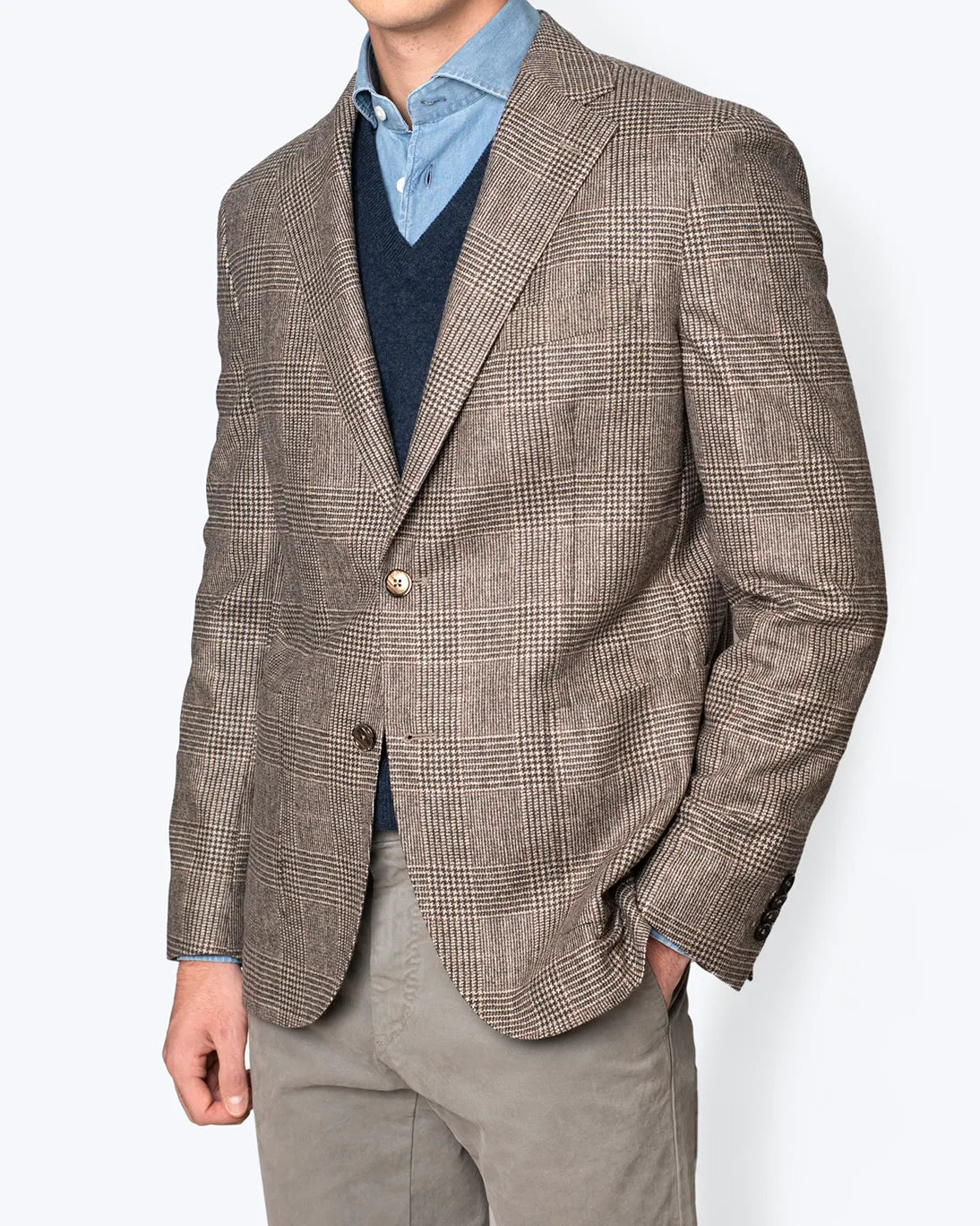 BLAZER PATA DE GALLO MARRÓN L.B.M 1911