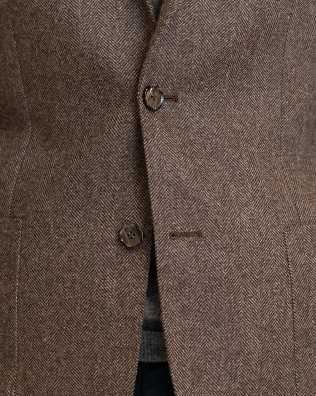 BLAZER  ESPIGA MARRÓN DE LANA L.B.M 1911