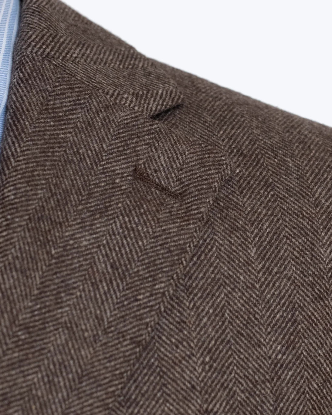 BLAZER  ESPIGA MARRÓN DE LANA L.B.M 1911