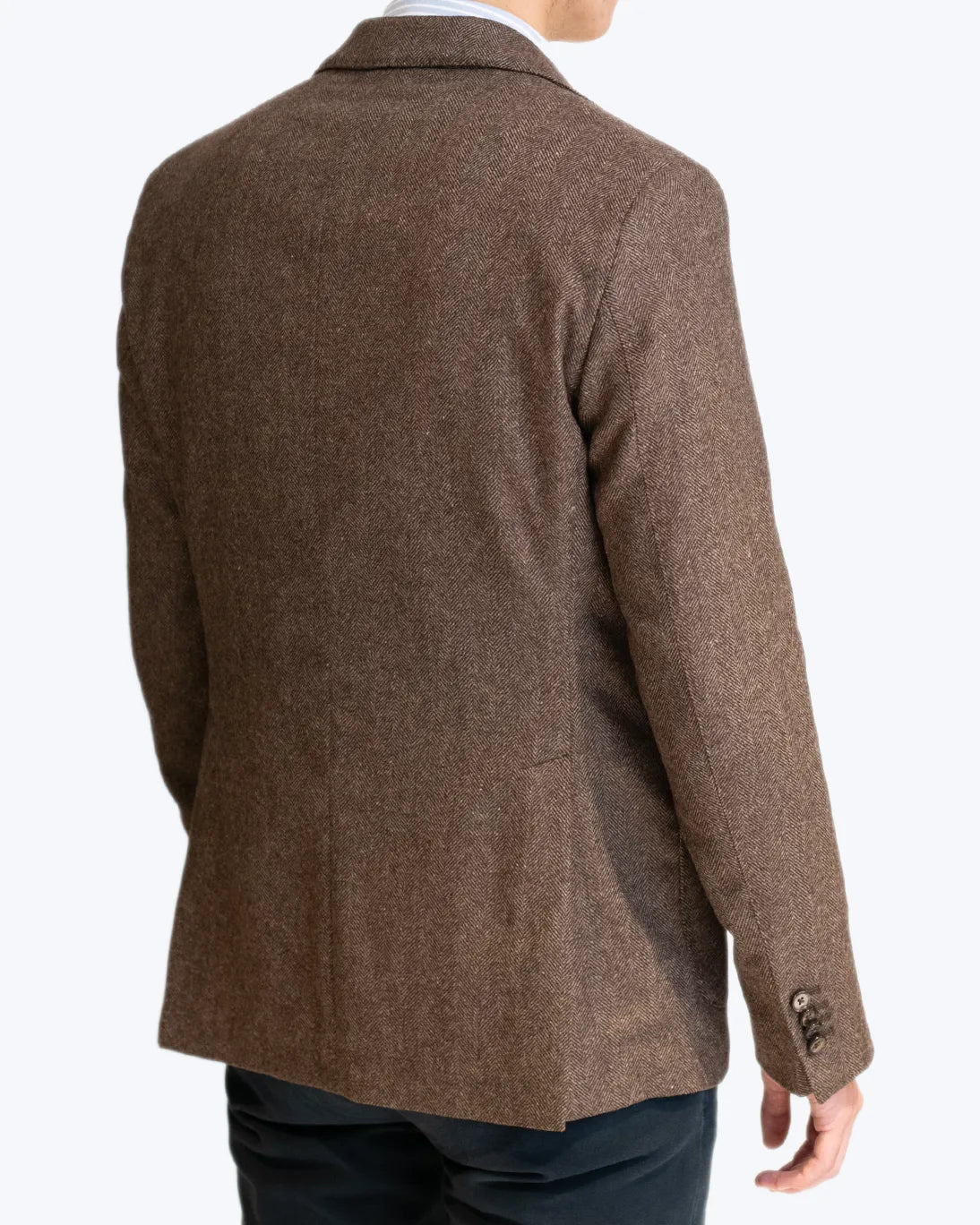 BLAZER  ESPIGA MARRÓN DE LANA L.B.M 1911