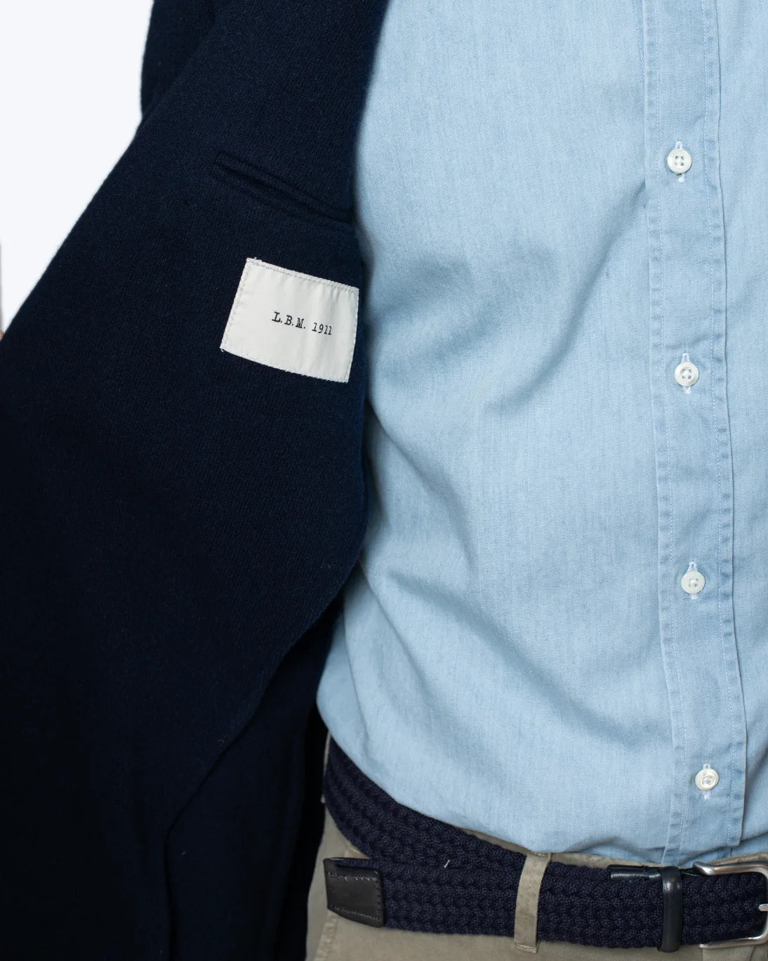 BLAZER DE CASHMERE NAVY L.B.M 1911