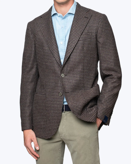 BLAZER DE LANA PATA DE GALLO SANTANIELLO