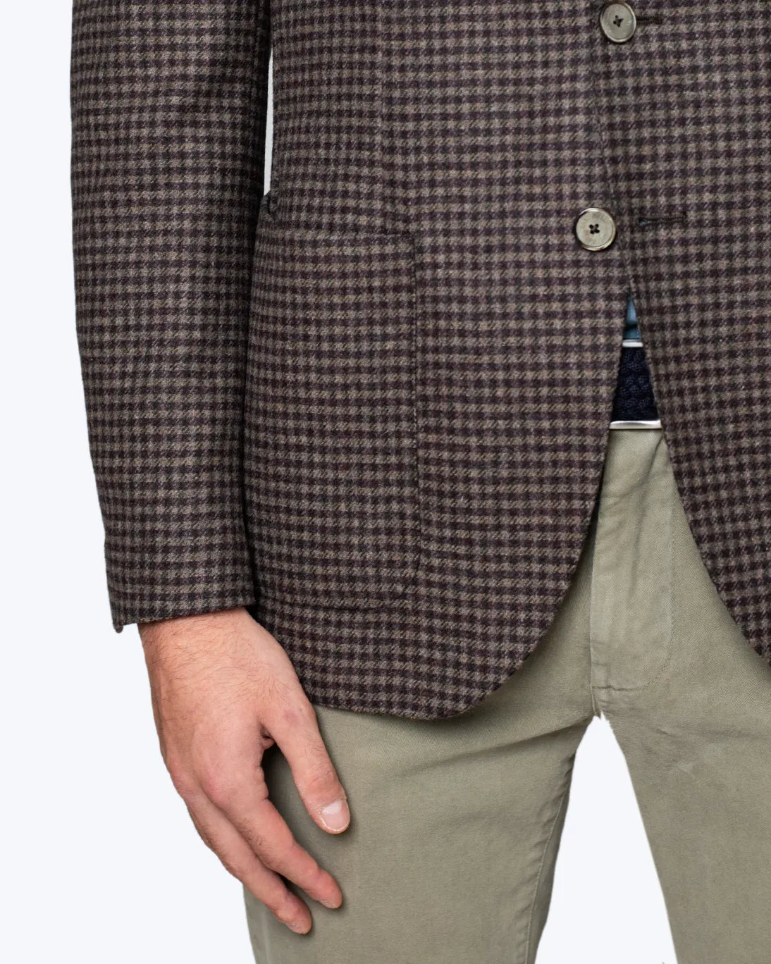 BLAZER DE LANA PATA DE GALLO SANTANIELLO