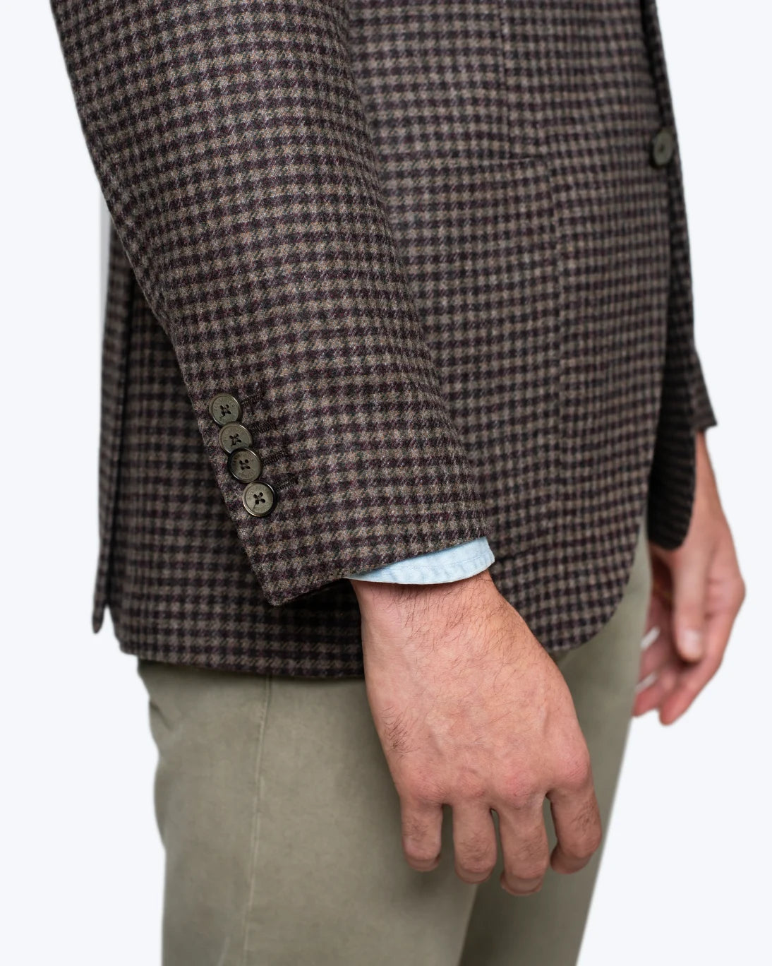 BLAZER DE LANA PATA DE GALLO SANTANIELLO