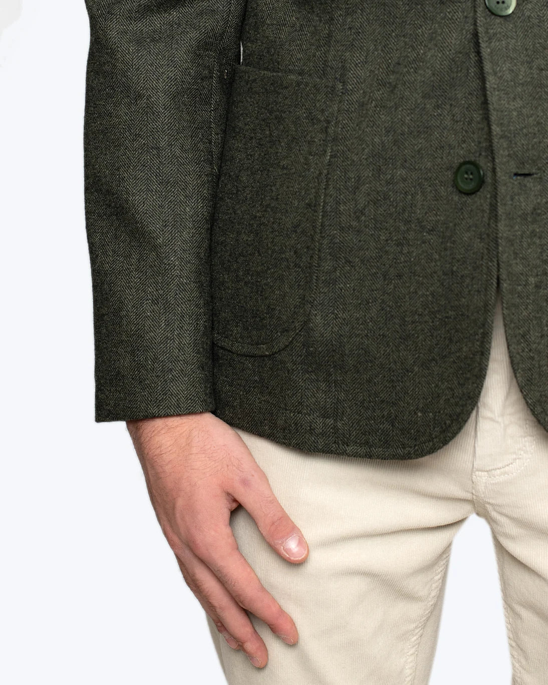 BLAZER DE ESPIGA VERDE AT.P.CO