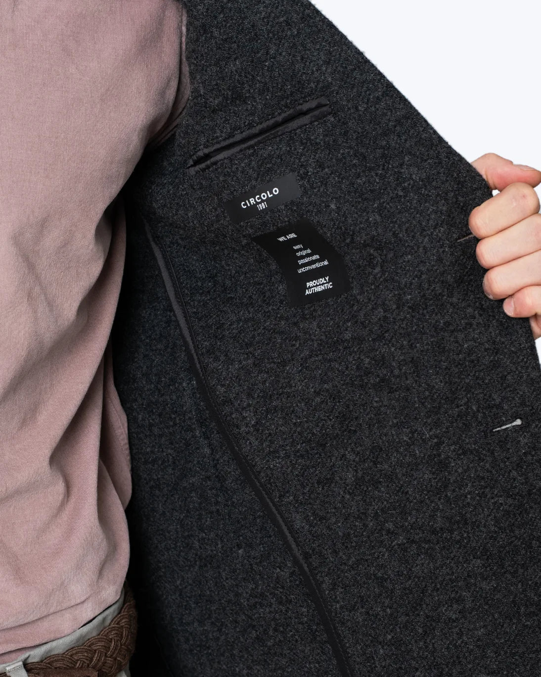 BLAZER GRIS ANTRACITA CIRCOLO