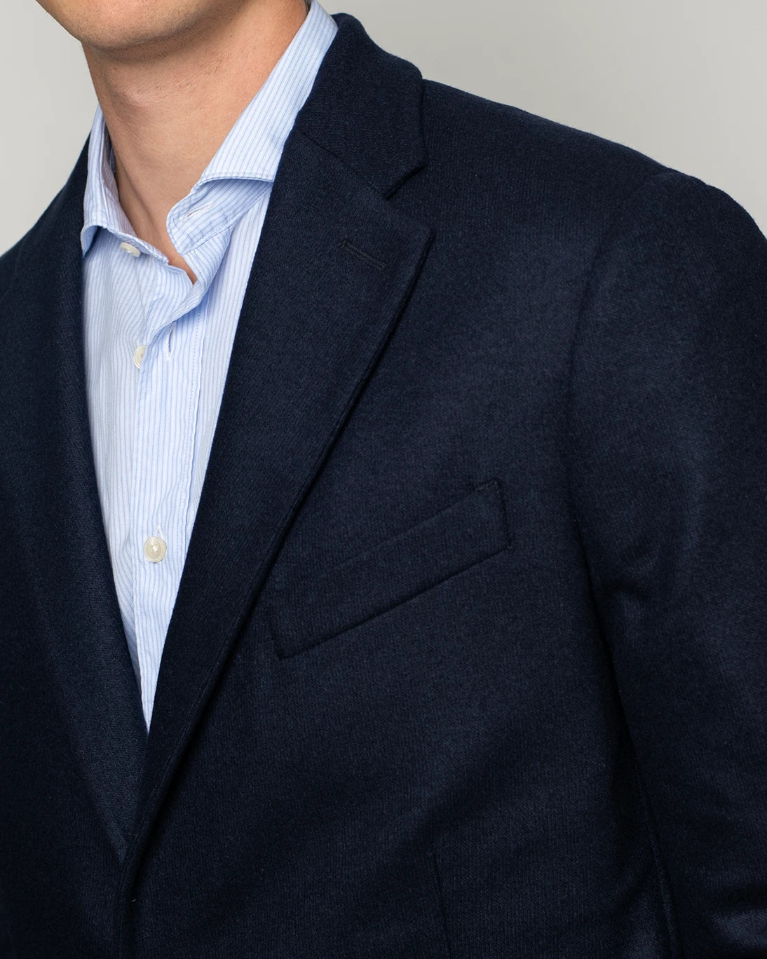 BLAZER DE CASHMERE AZUL ALTEA