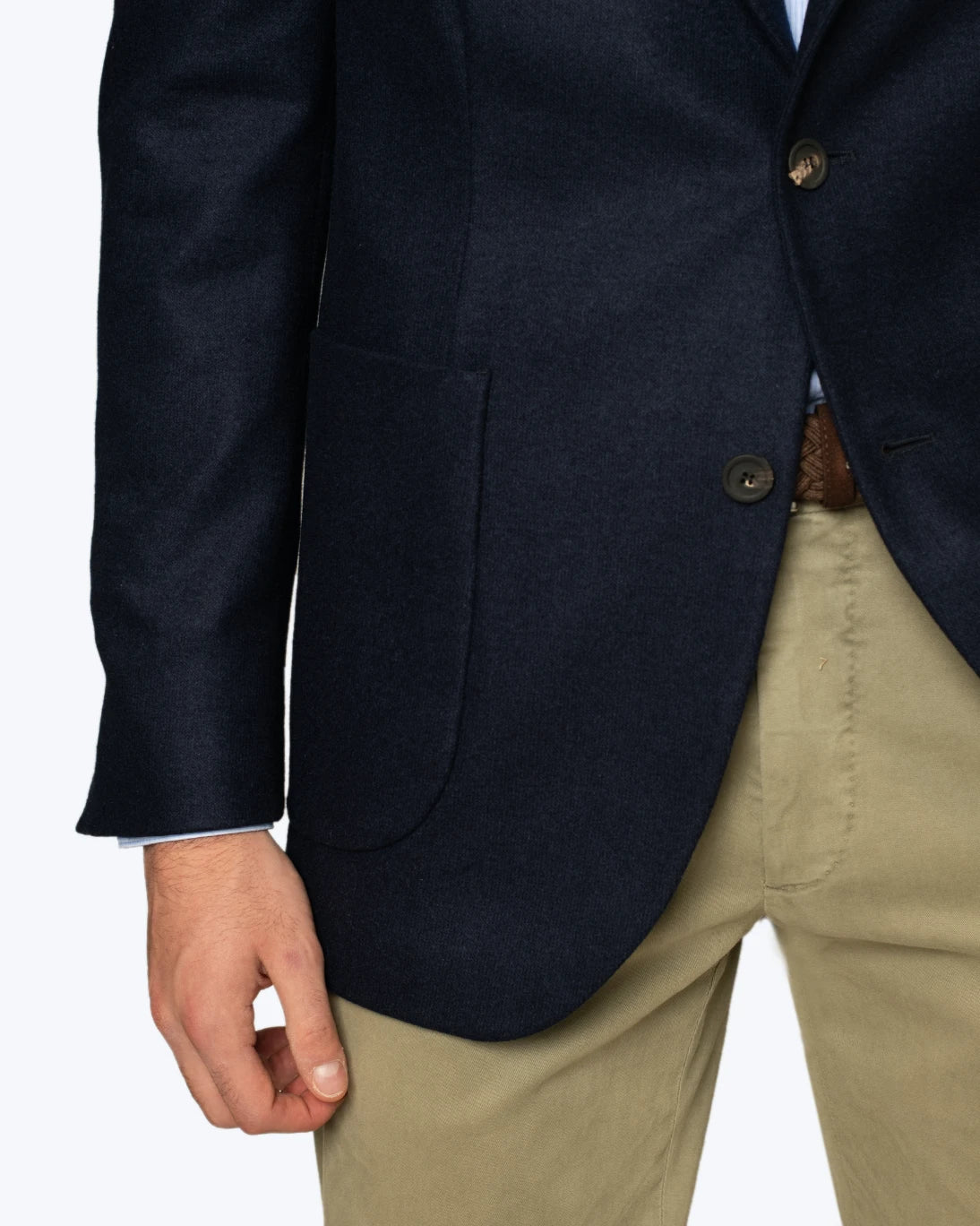 BLAZER DE CASHMERE AZUL ALTEA