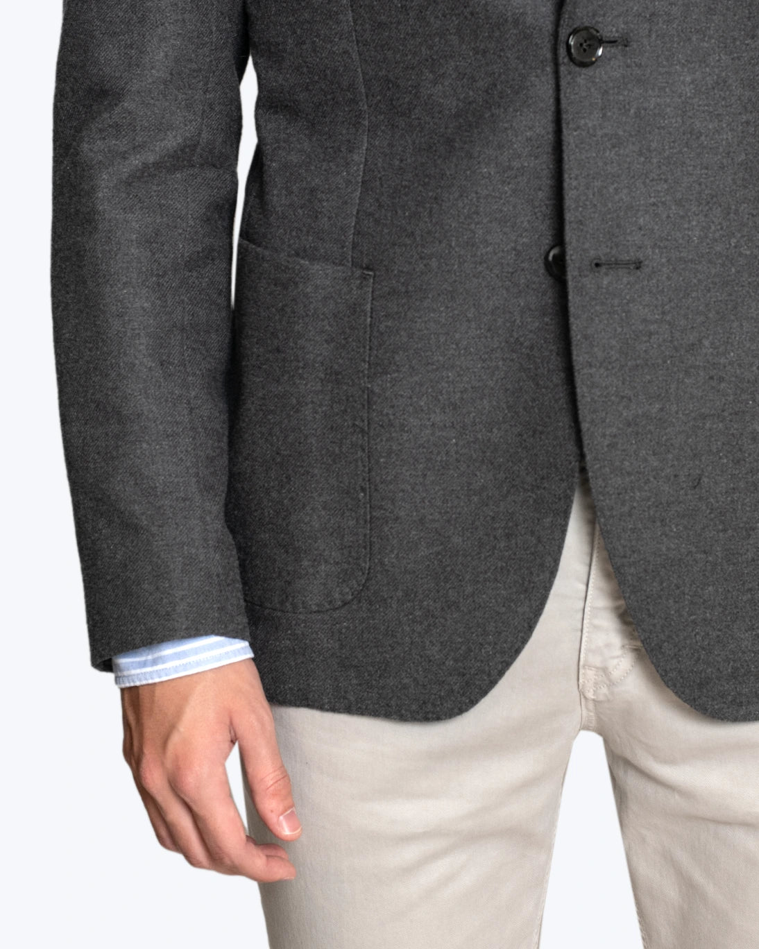 BLAZER DE ALGODÓN GRIS L.B.M. 1911