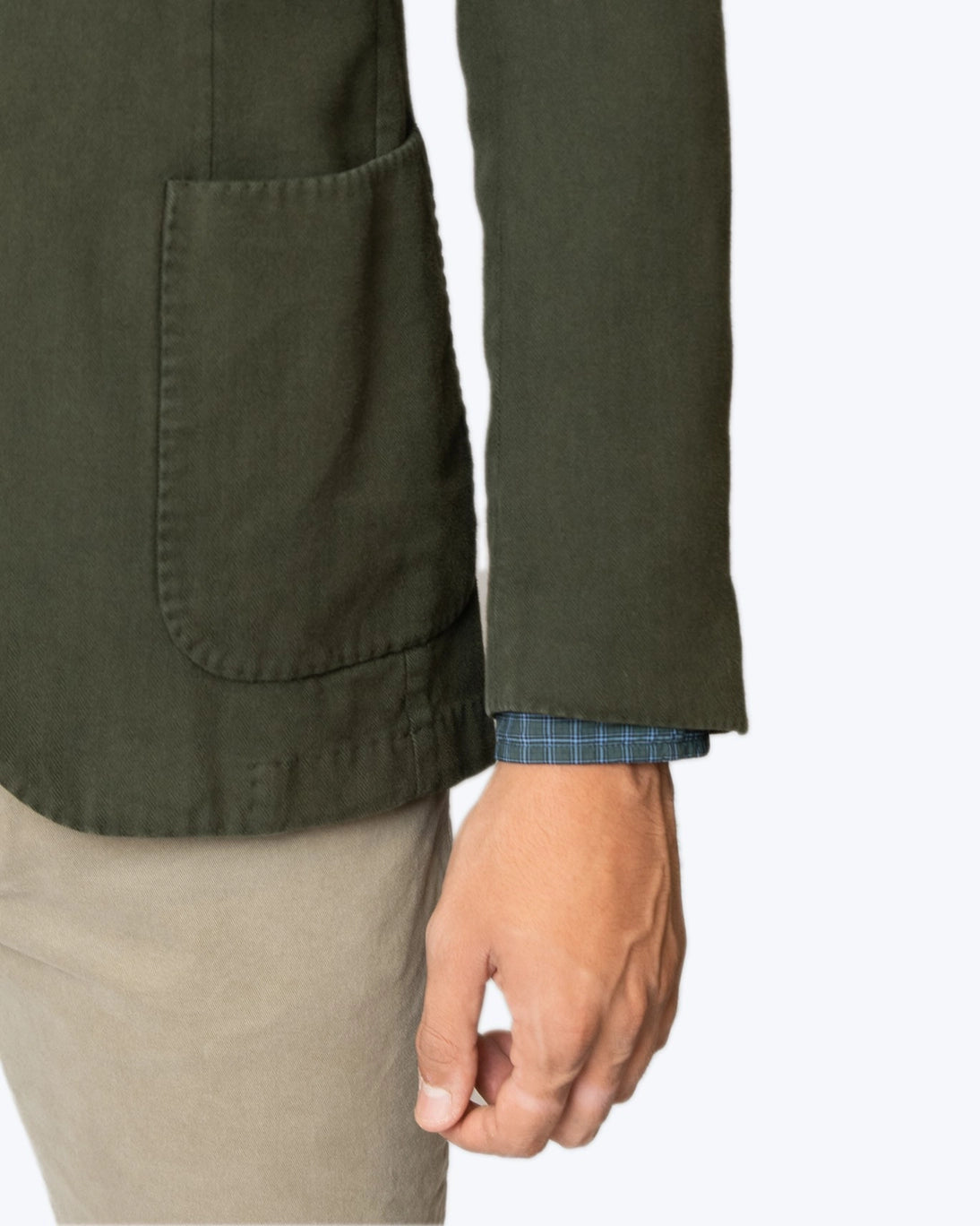 BLAZER VERDE OSCURO SANTANIELLO
