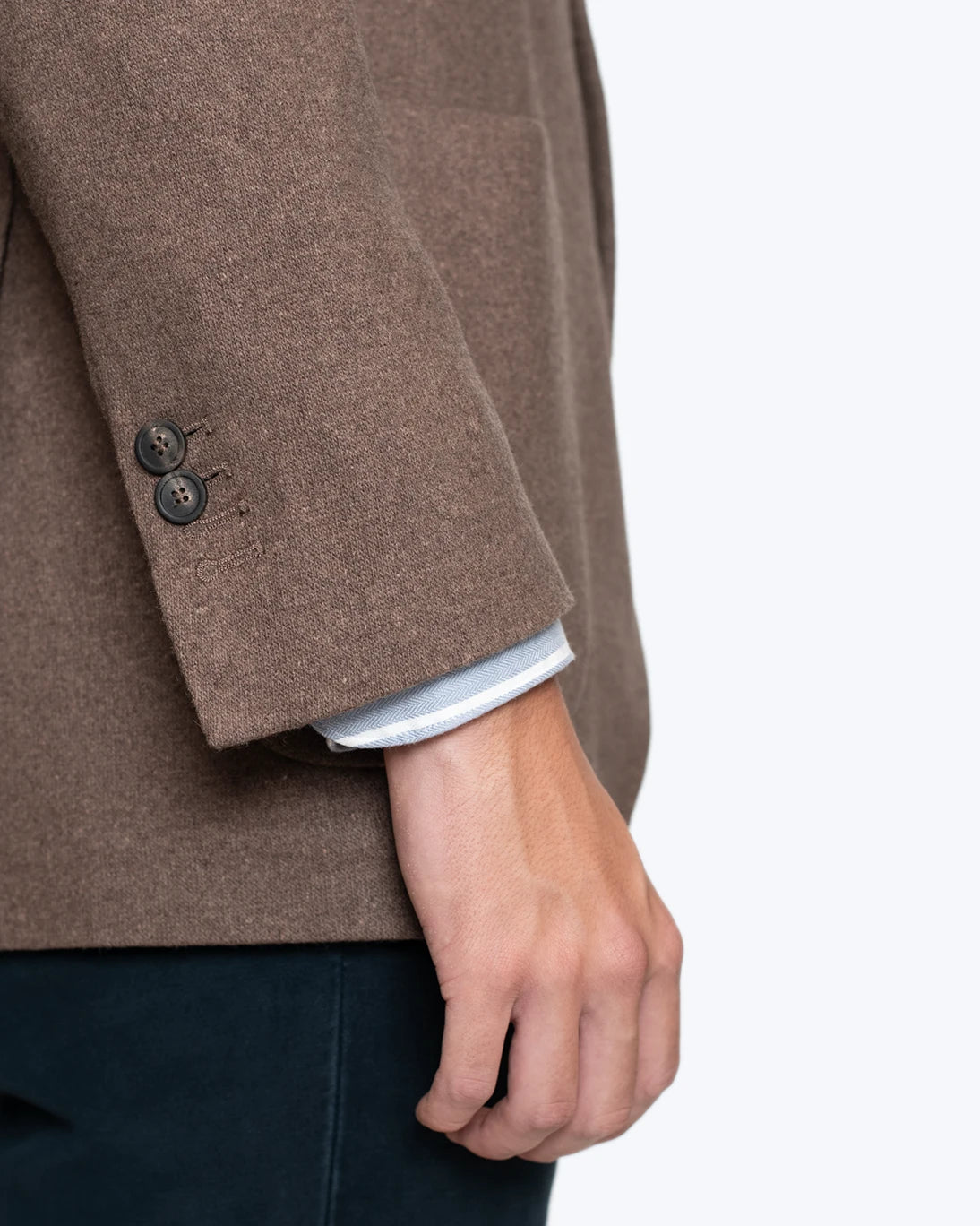 BLAZER DE CASHMERE MARRÓN ALTEA