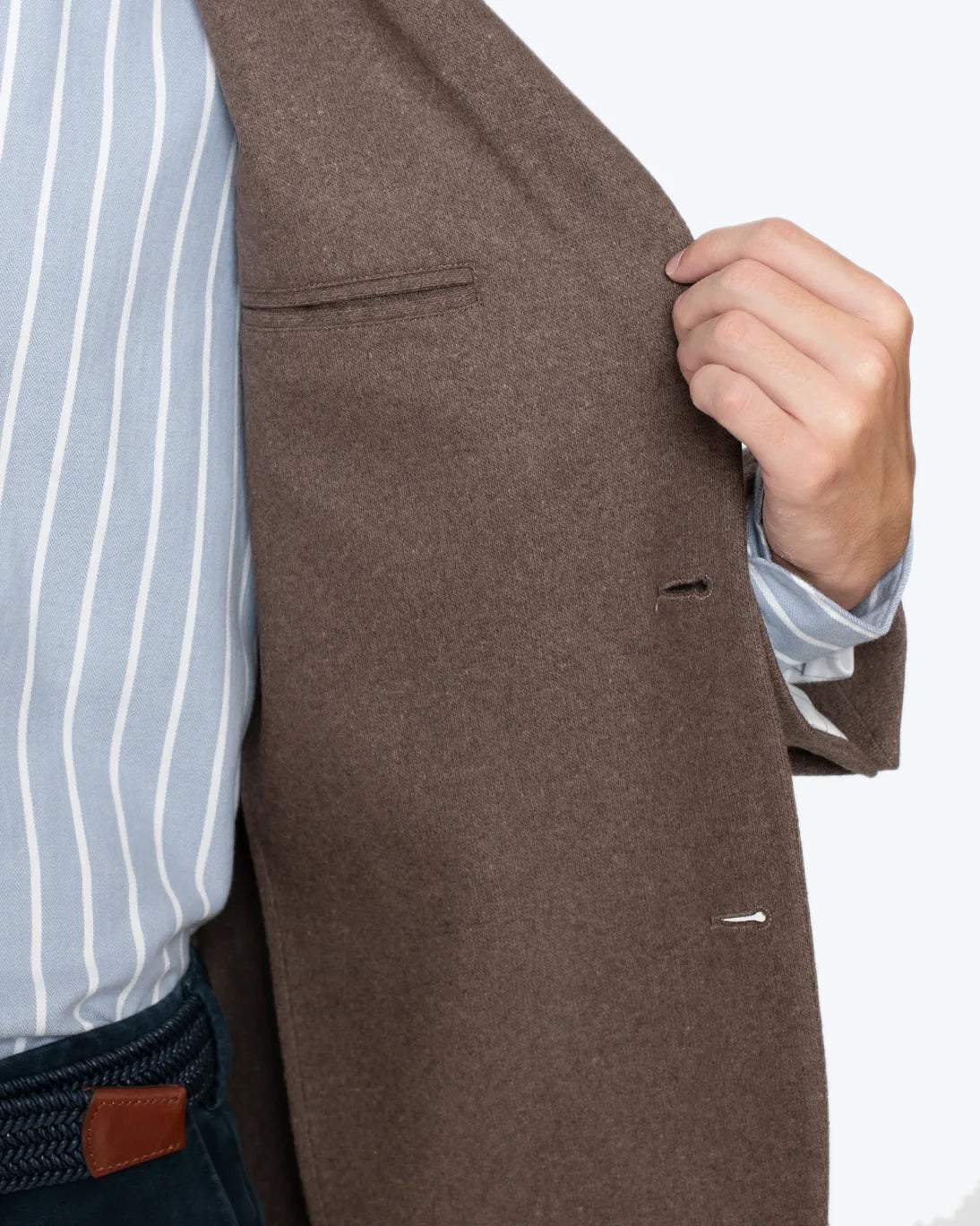 BLAZER DE CASHMERE MARRÓN ALTEA
