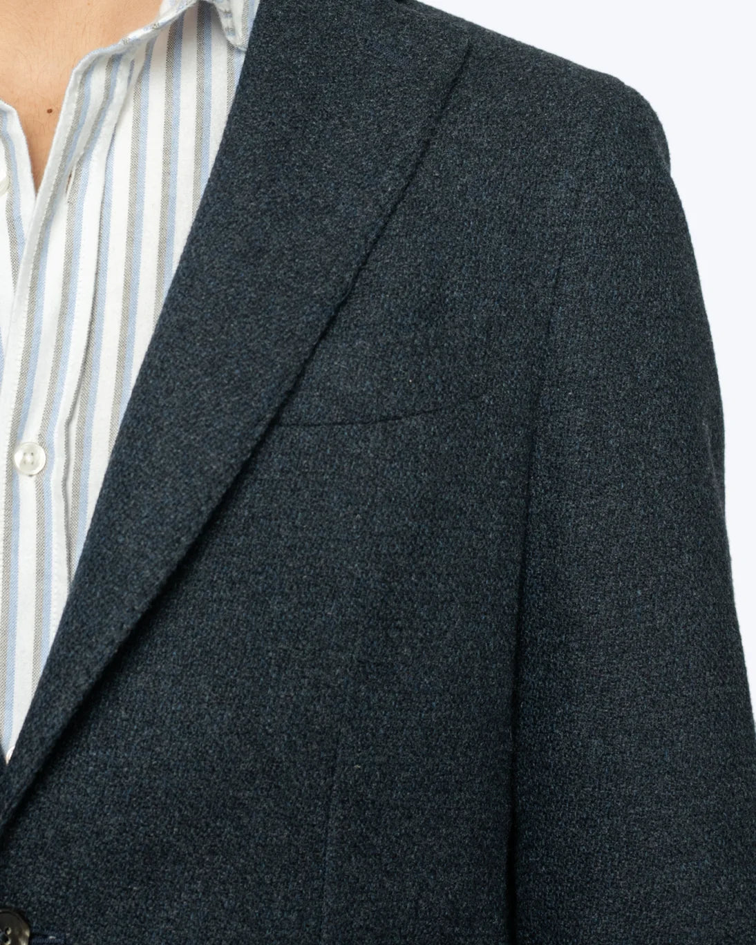 BLAZER DE LANA Y SEDA AZUL BREUER