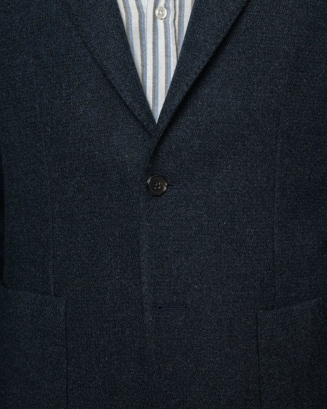 BLAZER DE LANA Y SEDA AZUL BREUER