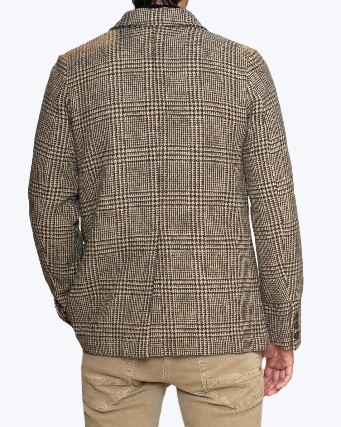 BLAZER PATA DE GALLO MARRÓN SEBAGO