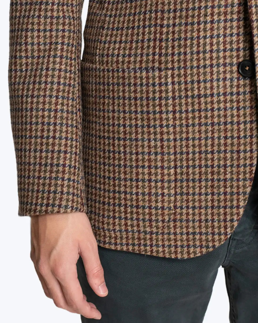 BLAZER PATA DE GALLO MARRÓN WALKER SLATER