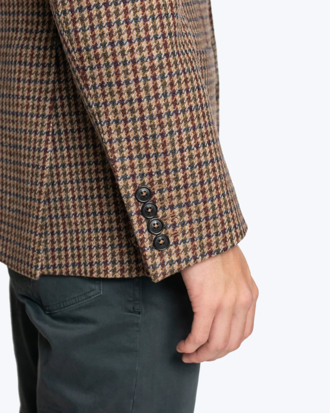 BLAZER PATA DE GALLO MARRÓN WALKER SLATER