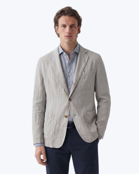 BLAZER DE LINO GRIS HARTFORD