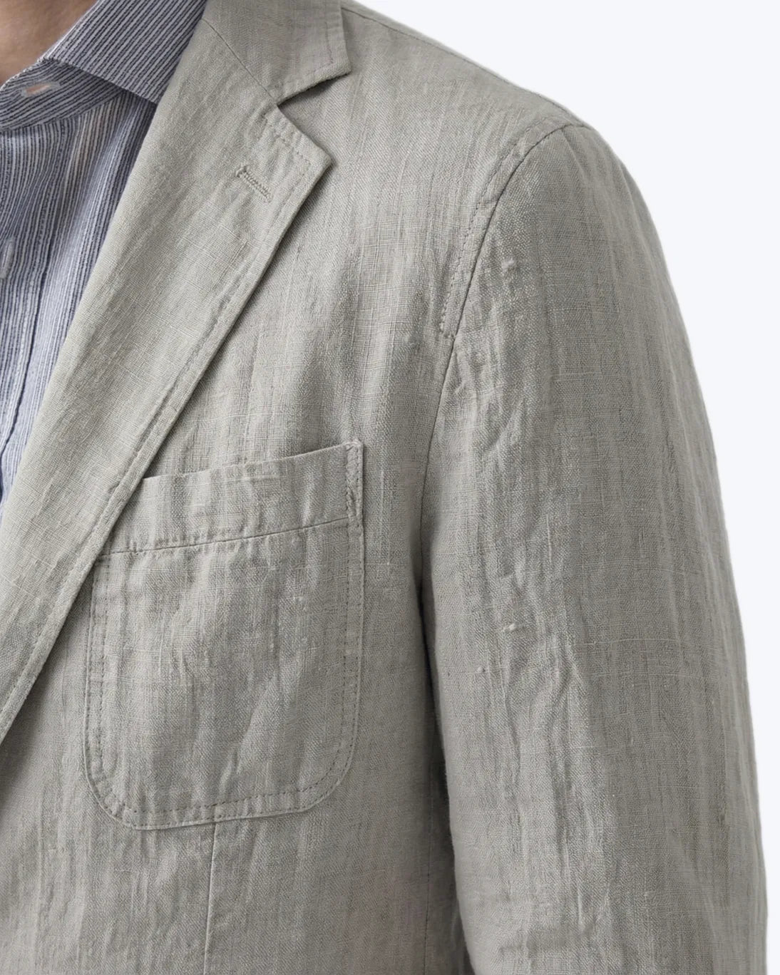 BLAZER DE LINO GRIS HARTFORD