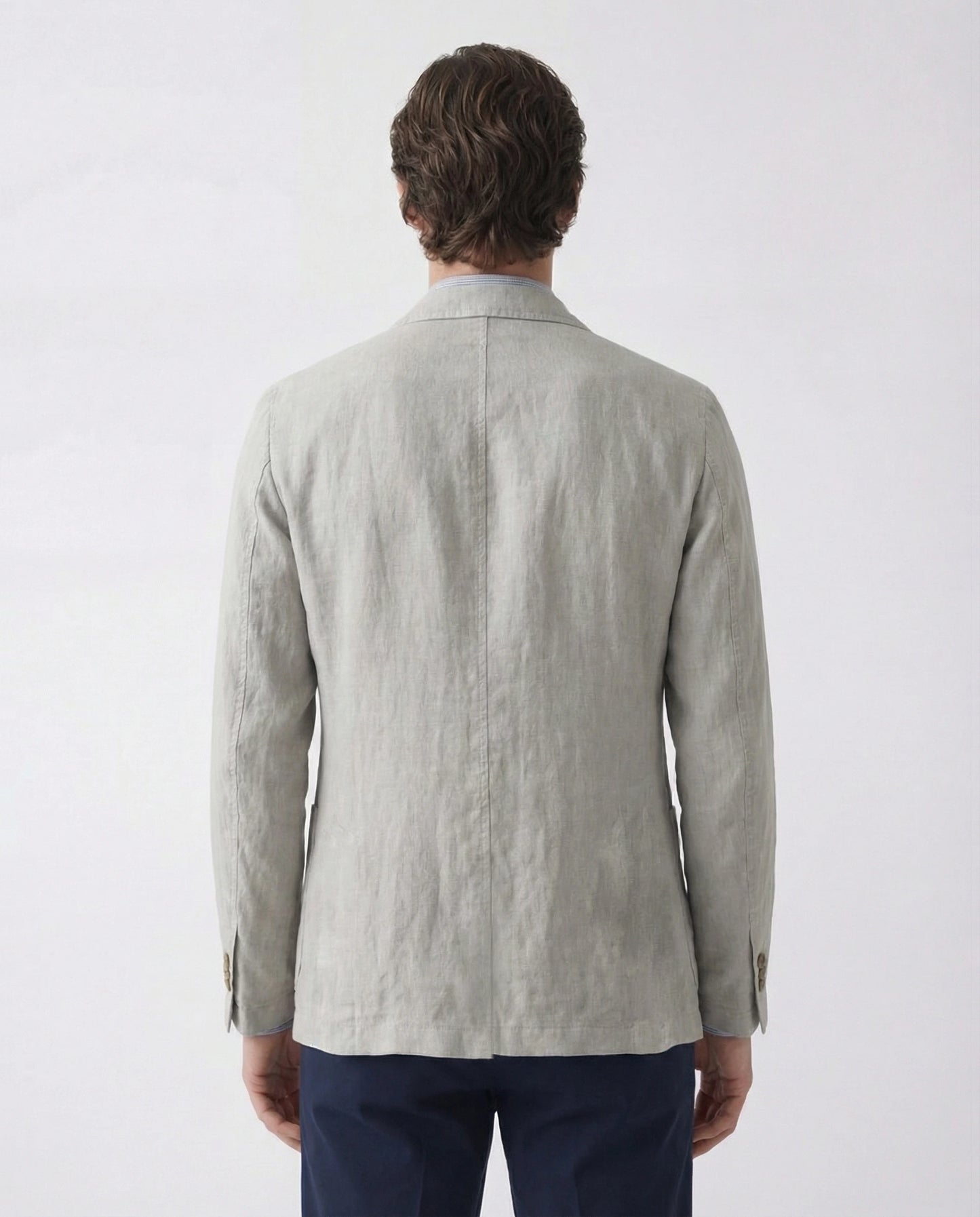 BLAZER DE LINO GRIS HARTFORD