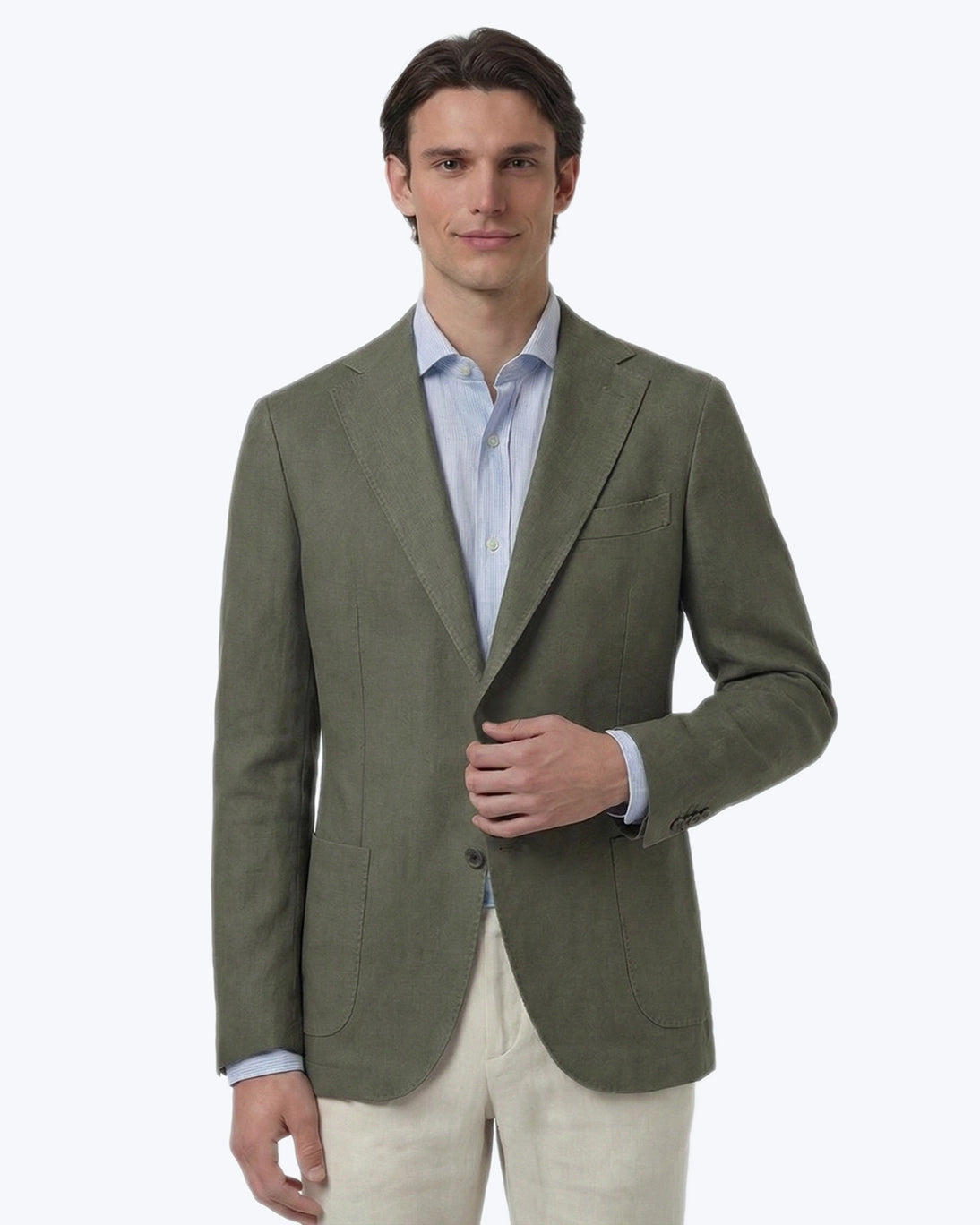 BLAZER DE PIQUÉ VERDE CIRCOLO