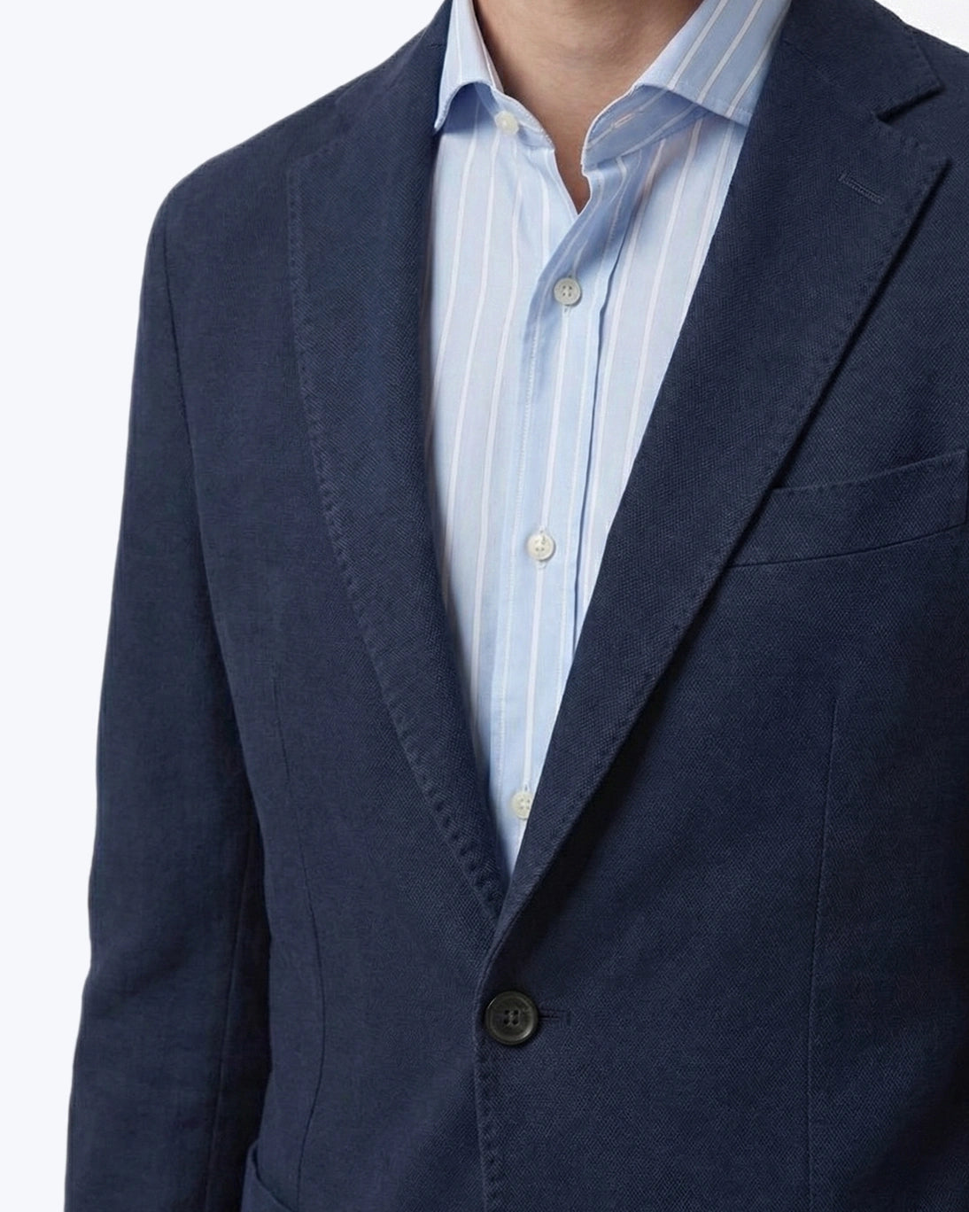 BLAZER DE PIQUÉ NAVY CIRCOLO