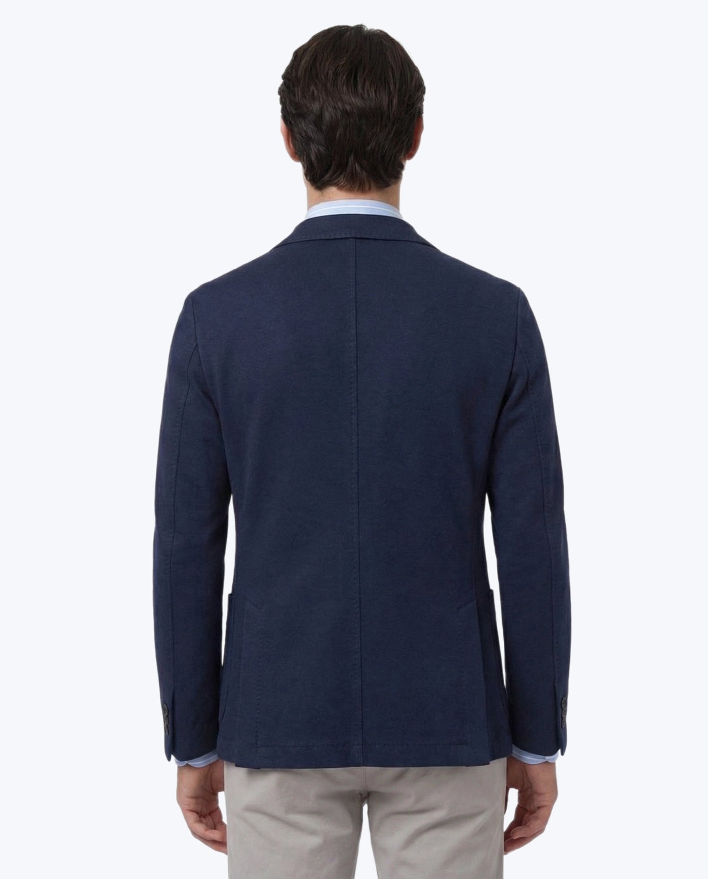 BLAZER DE PIQUÉ NAVY CIRCOLO