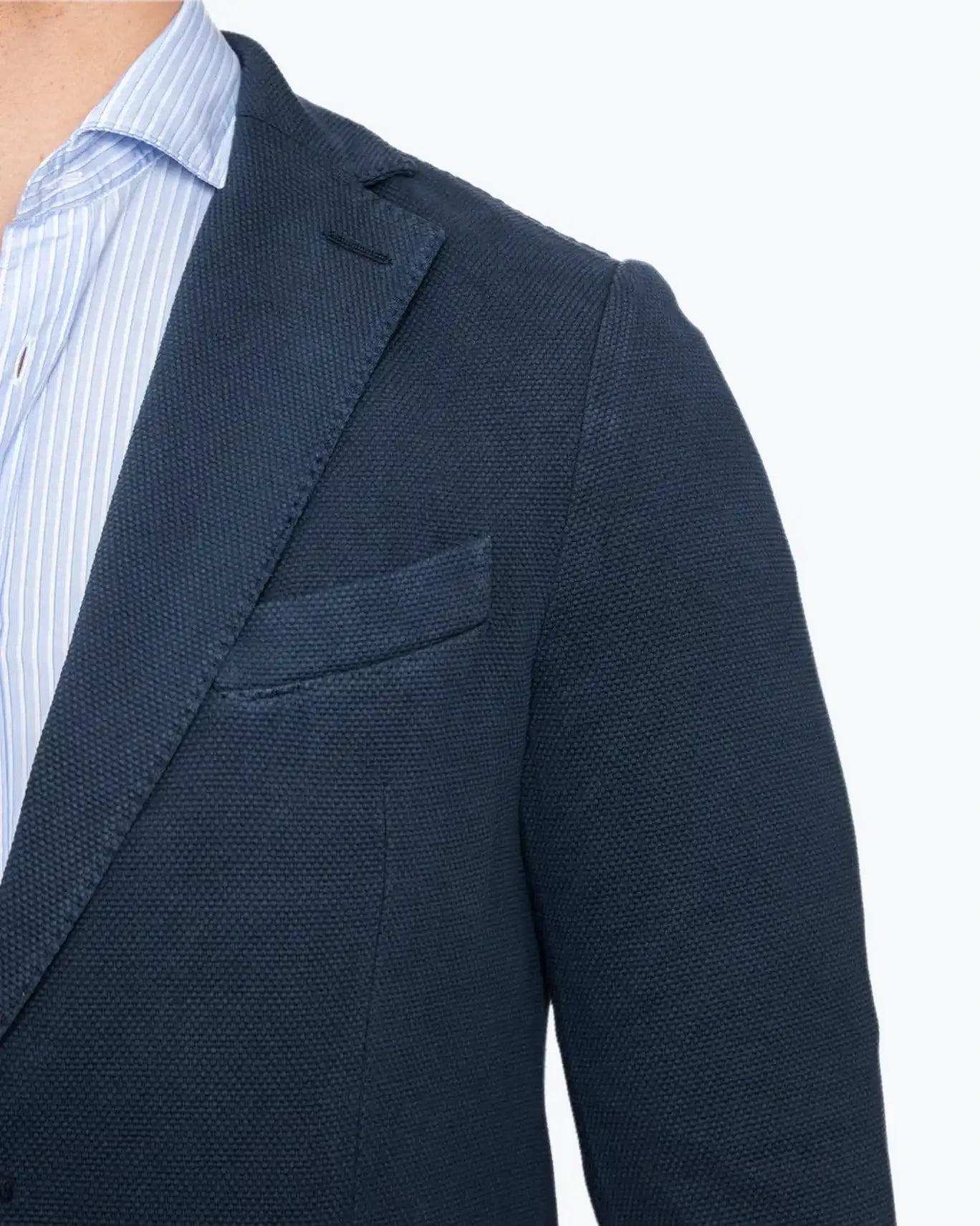 BLAZER DE PIQUÉ AZUL CIRCOLO