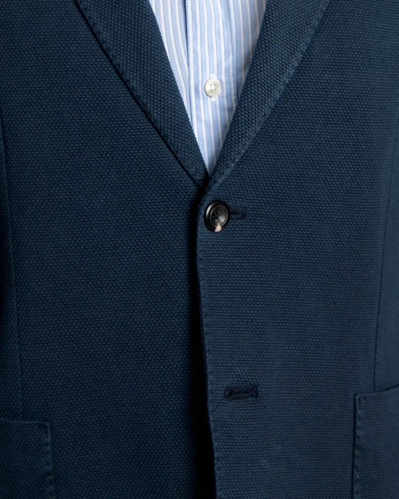 BLAZER DE PIQUÉ AZUL CIRCOLO