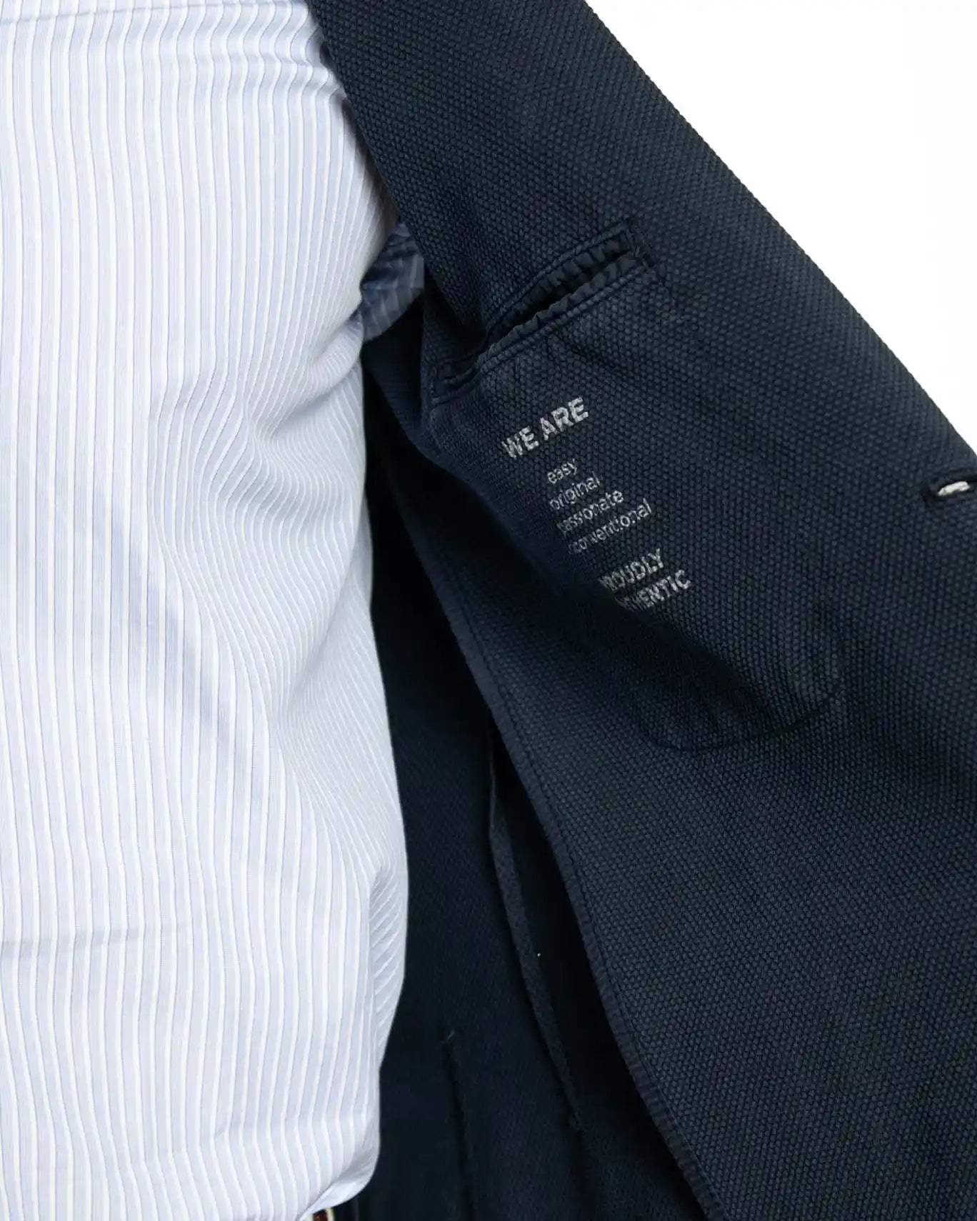 BLAZER DE PIQUÉ AZUL CIRCOLO