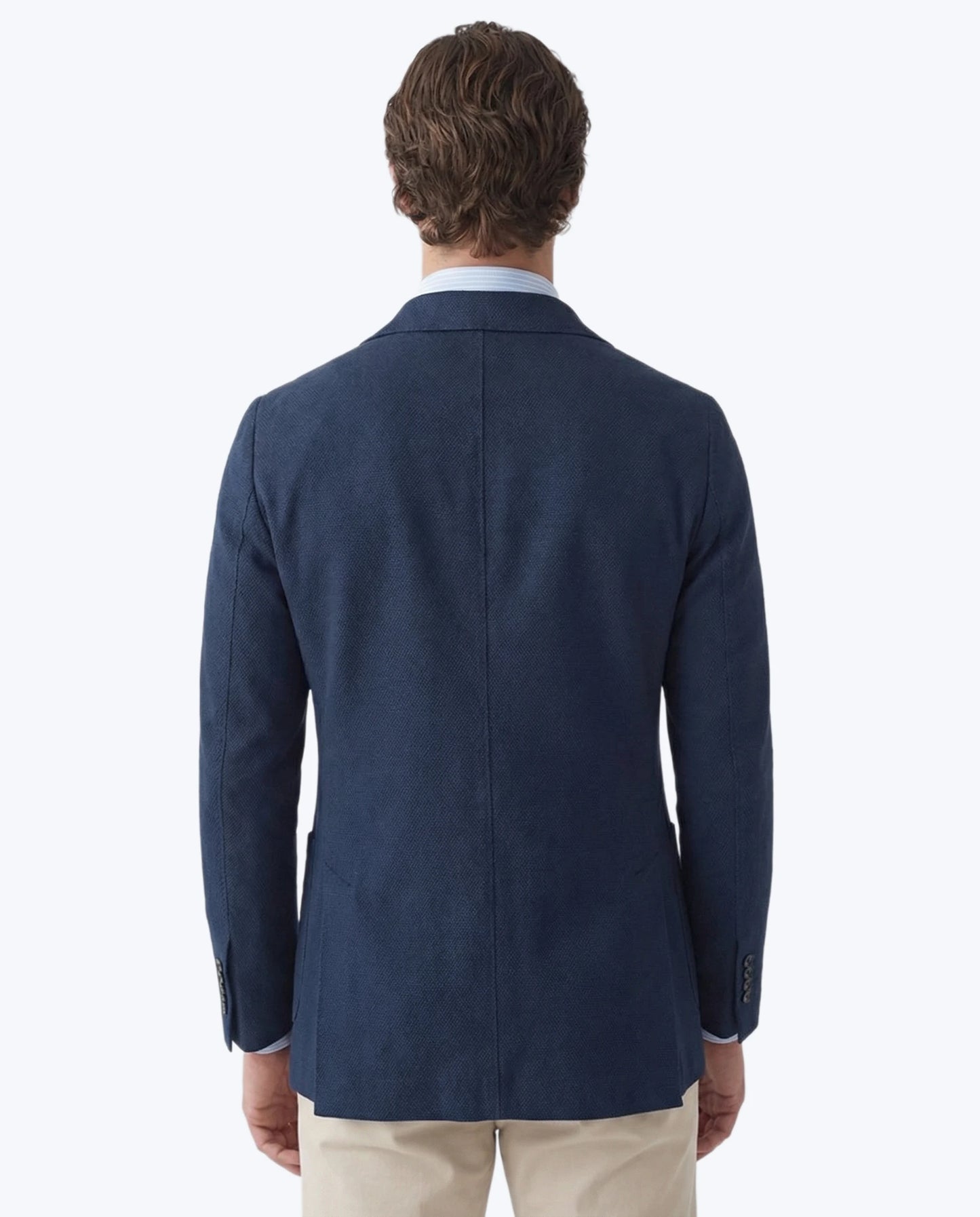 BLAZER DE PIQUÉ AZUL CIRCOLO