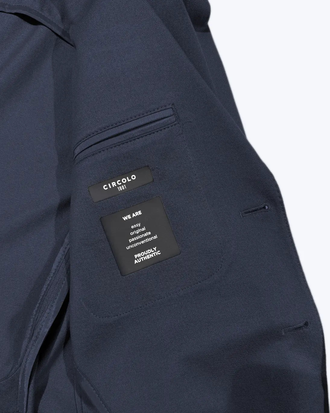 BLAZER DE TEJIDO JERSEY NAVY CIRCOLO