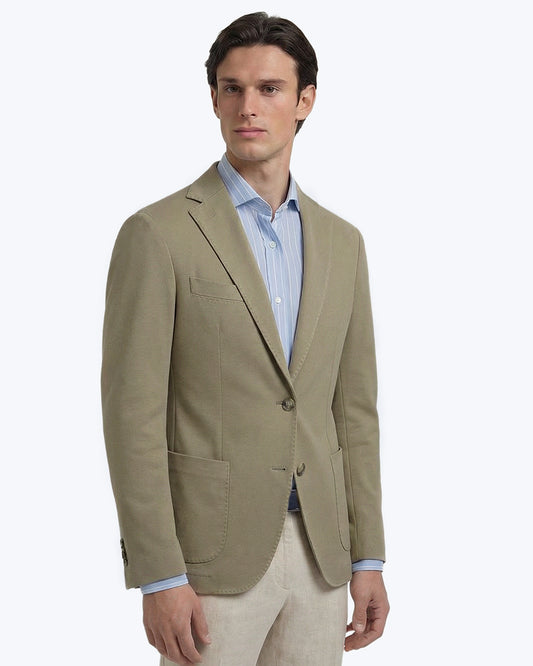 BLAZER DE PIQUÉ KAKI CIRCOLO