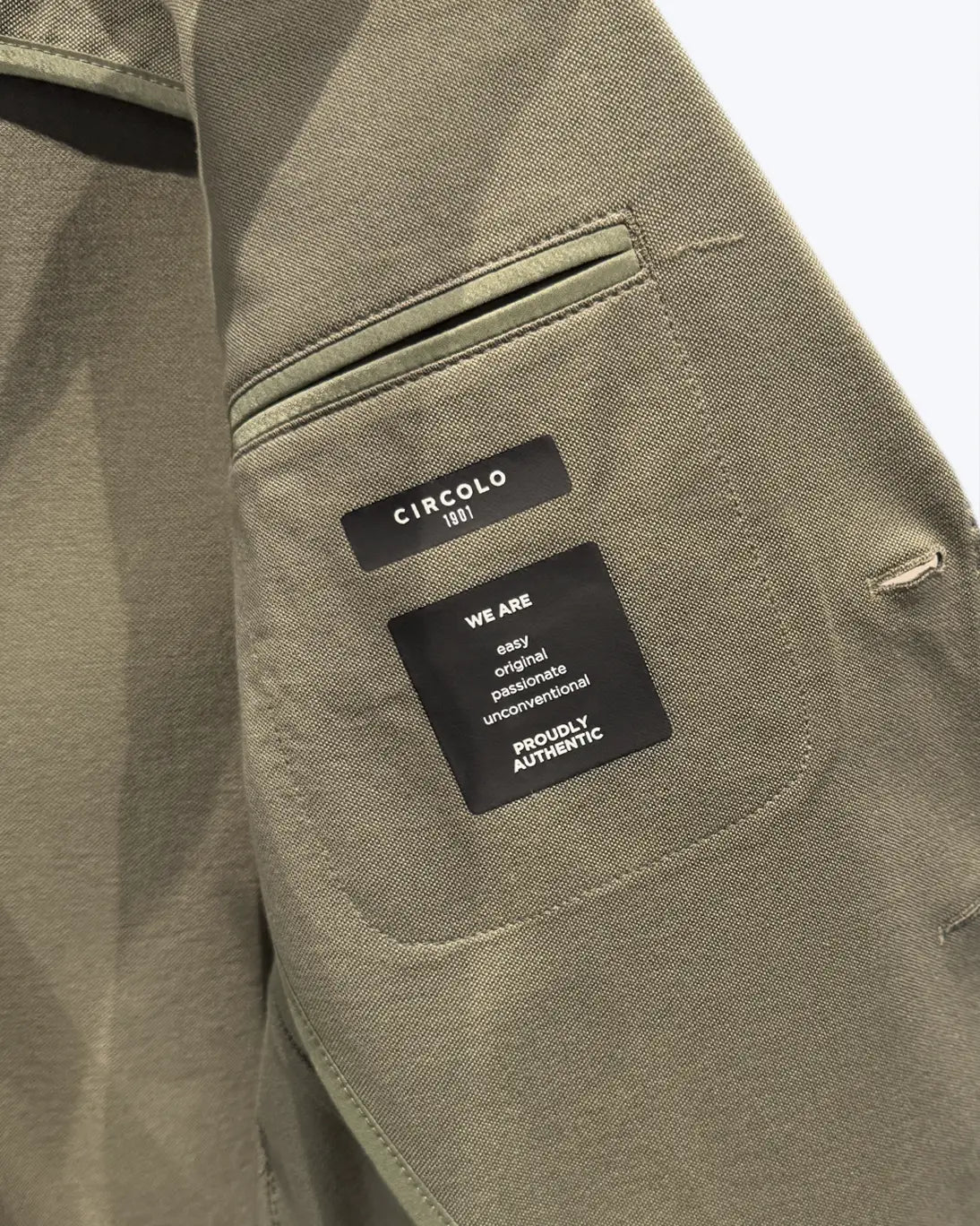 BLAZER DE PIQUÉ KAKI CIRCOLO 1901