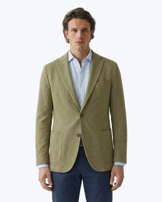 BLAZER DE PIQUÉ VERDE CIRCOLO