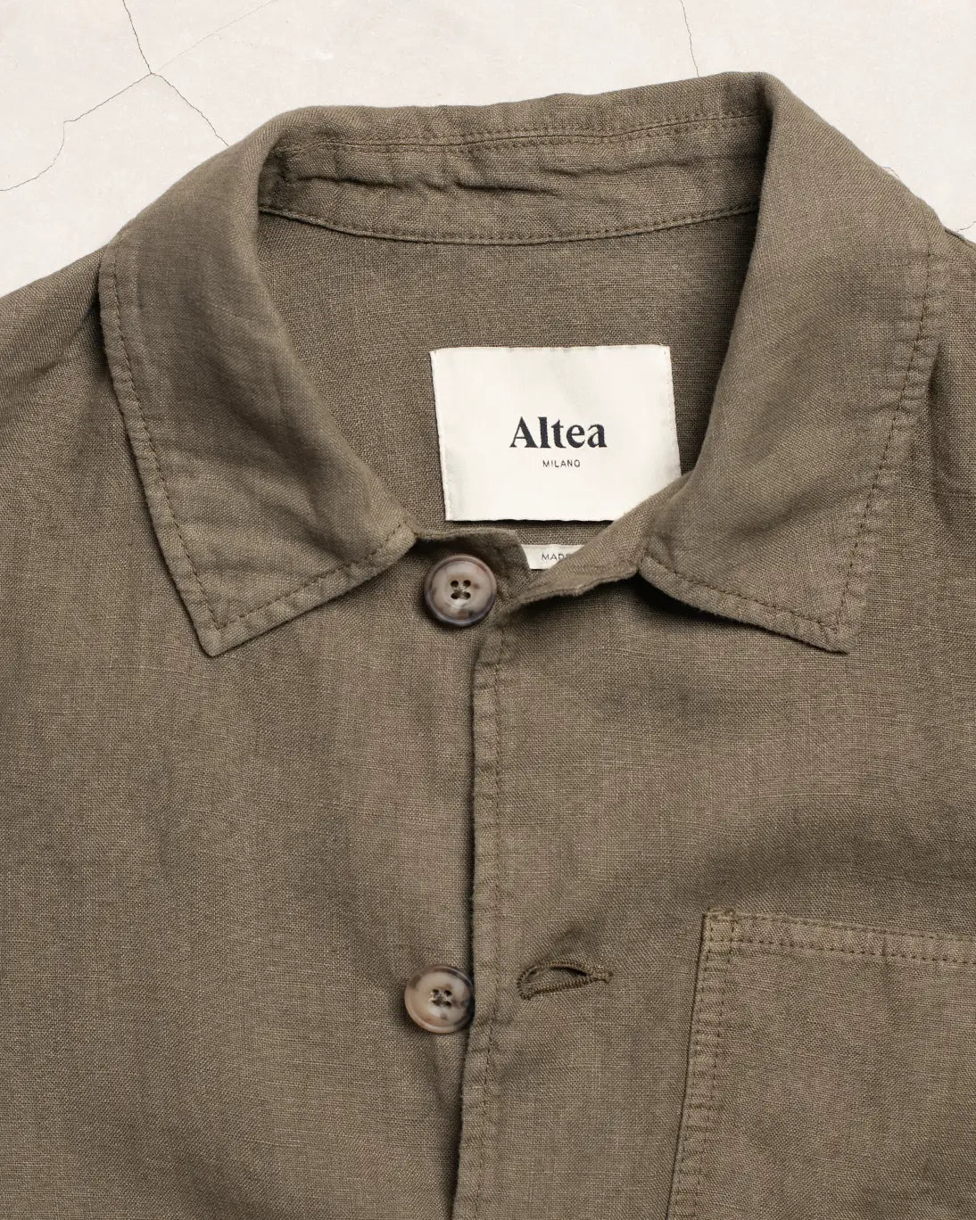 CHAQUETA DE LINO BEIGE ALTEA