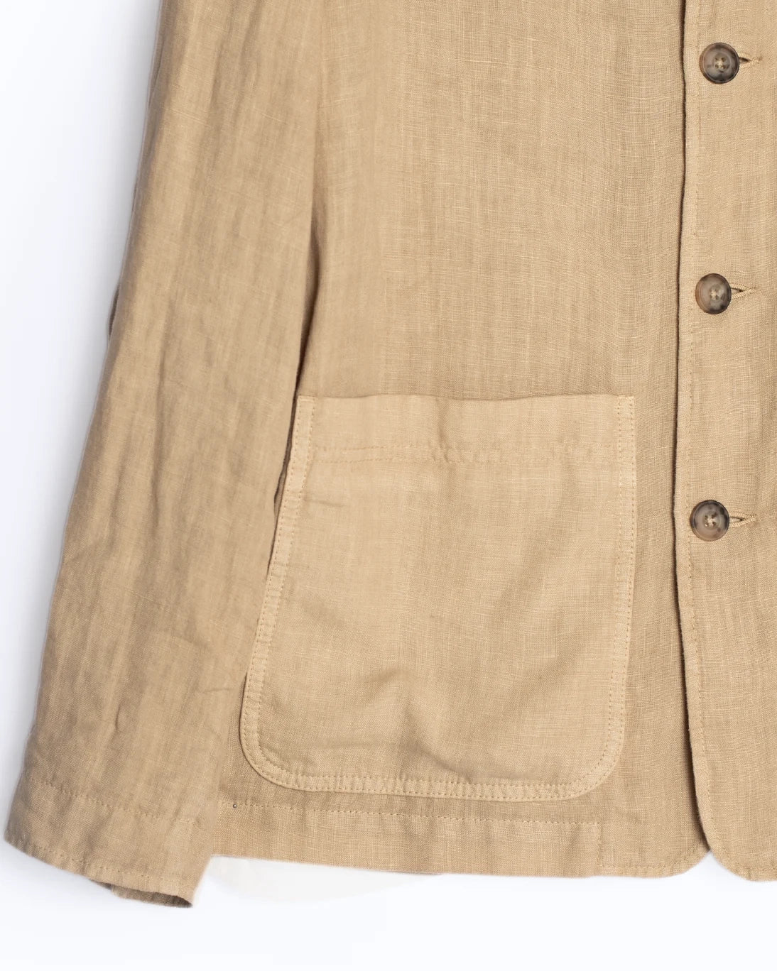 CHAQUETA DE LINO BEIGE ALTEA
