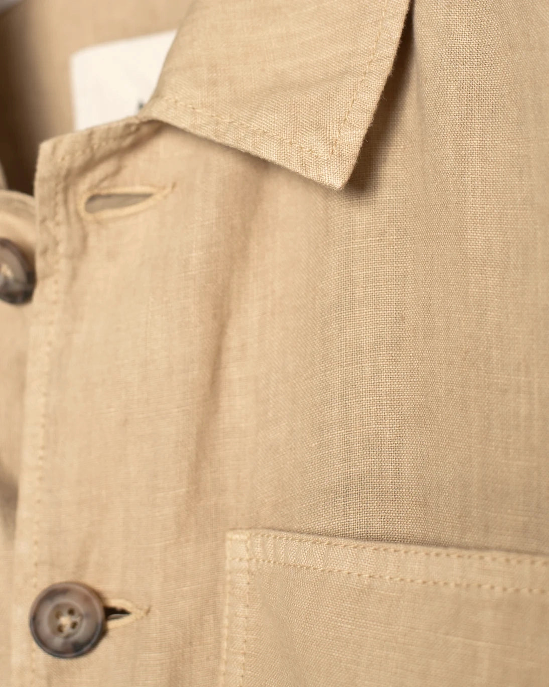 CHAQUETA DE LINO BEIGE ALTEA