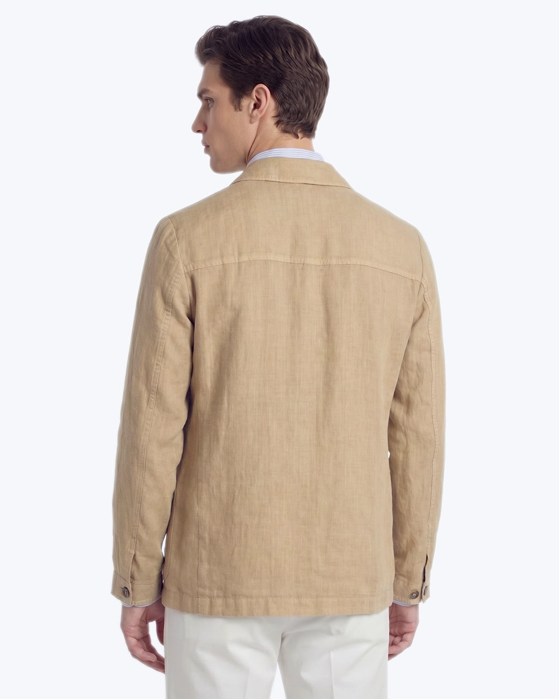 CHAQUETA DE LINO BEIGE ALTEA