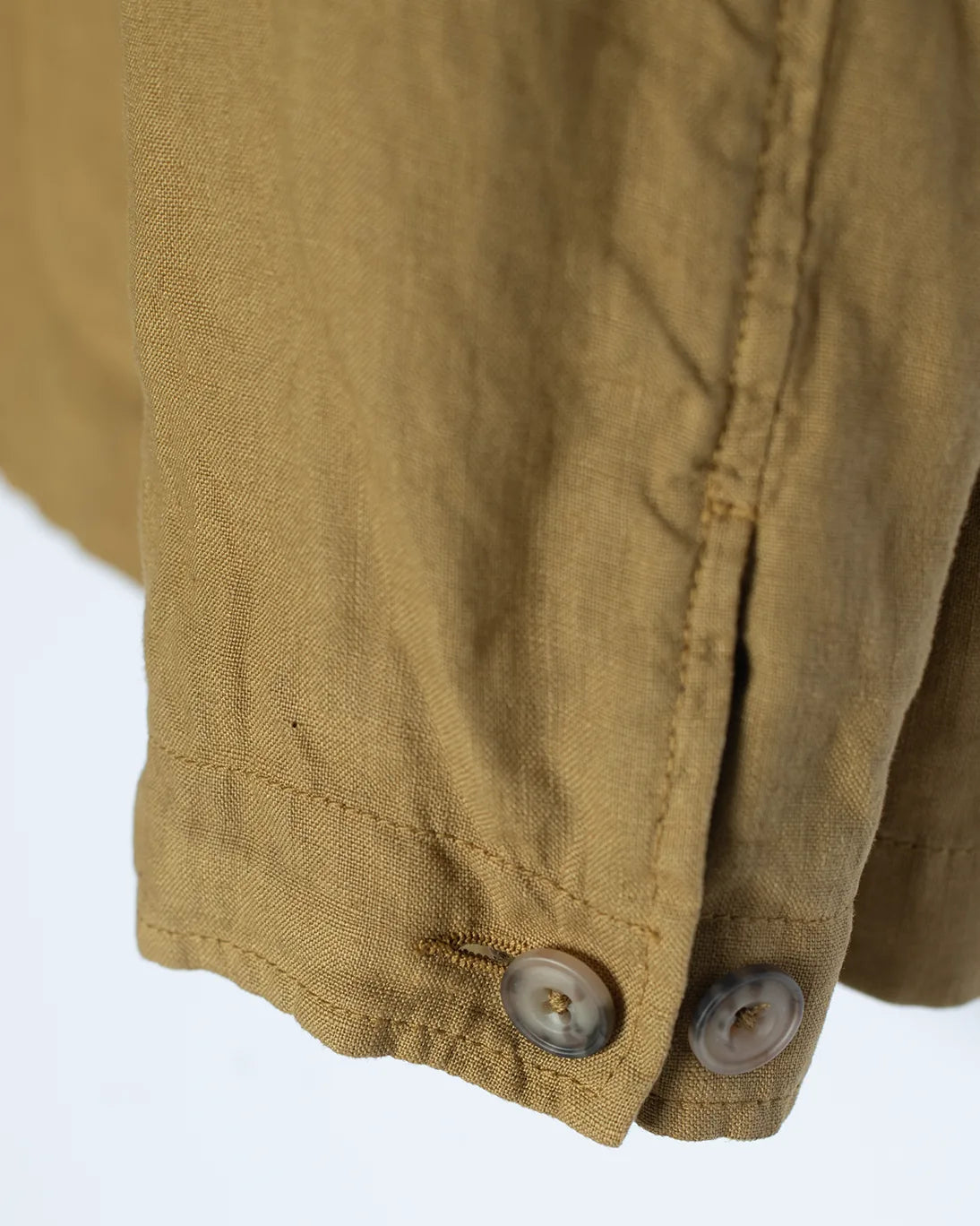 CHAQUETA DE LINO MOSTAZA ALTEA
